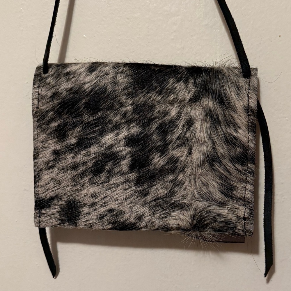 Black and white cowhide Women's Bag